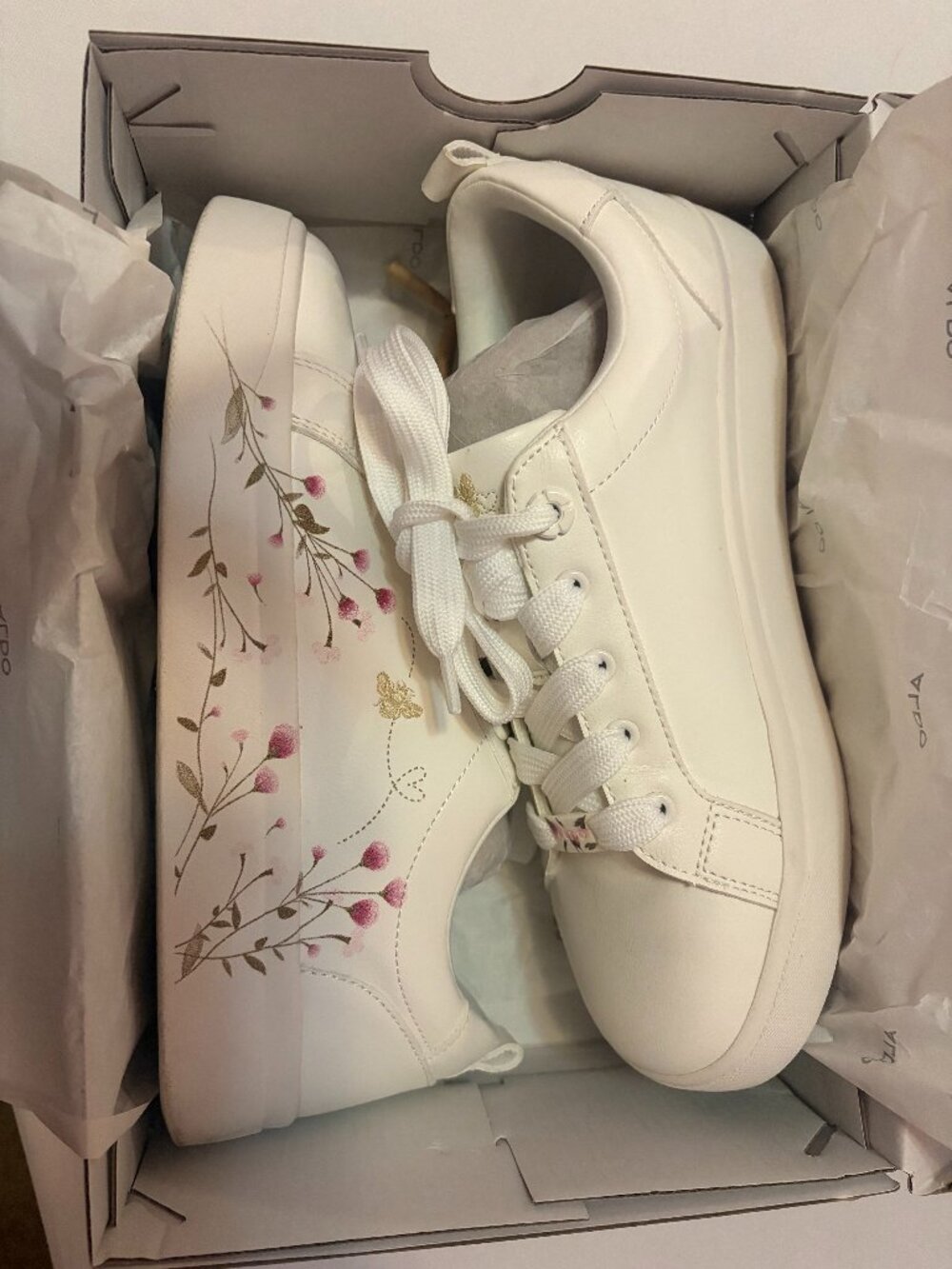 floral sneakers
